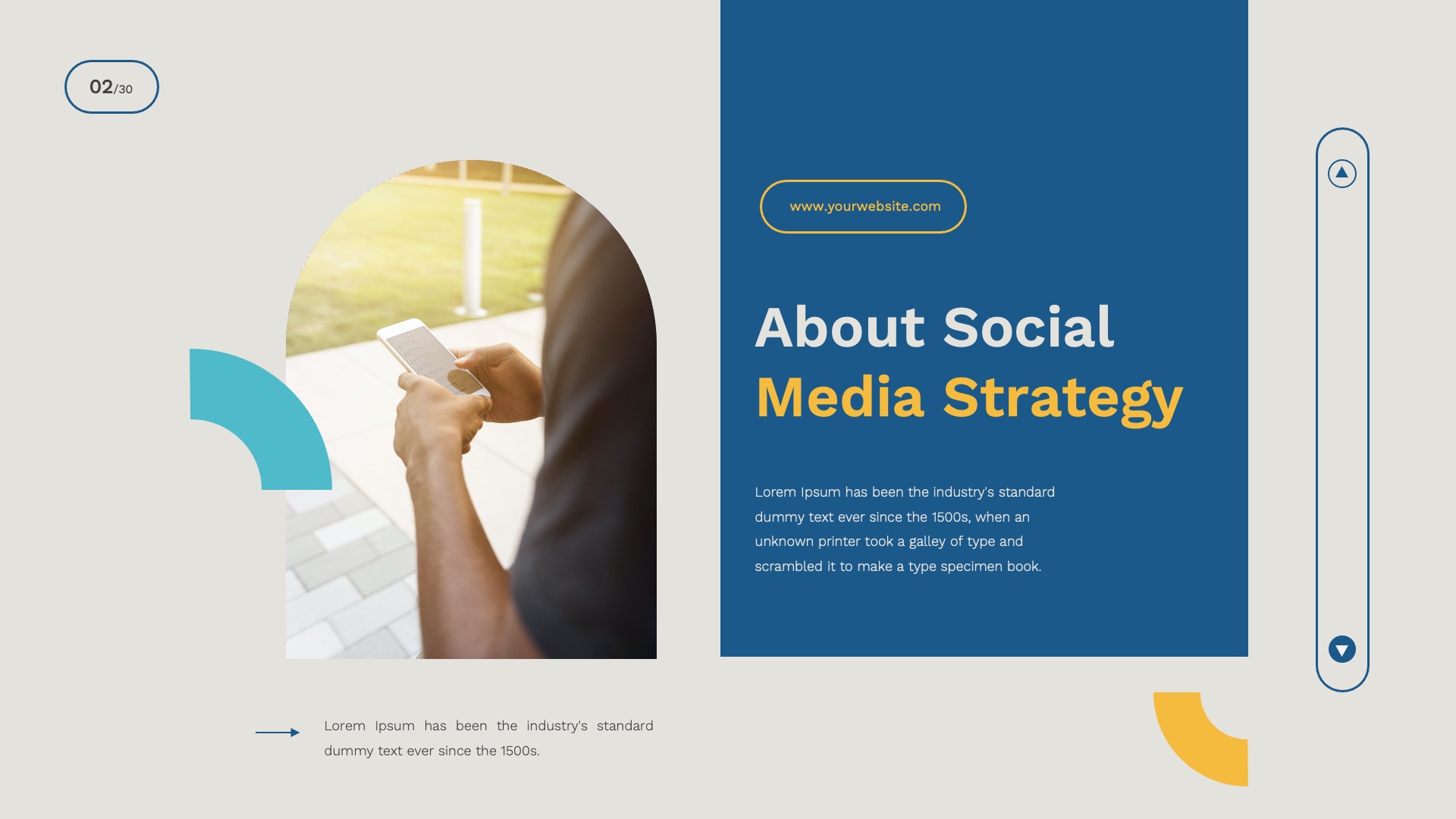 Social Media Strategy PowerPoint Template, Presentation Templates ...